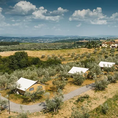 Glamping Poggio Nardini Luxe tent Montelupo Fiorentino